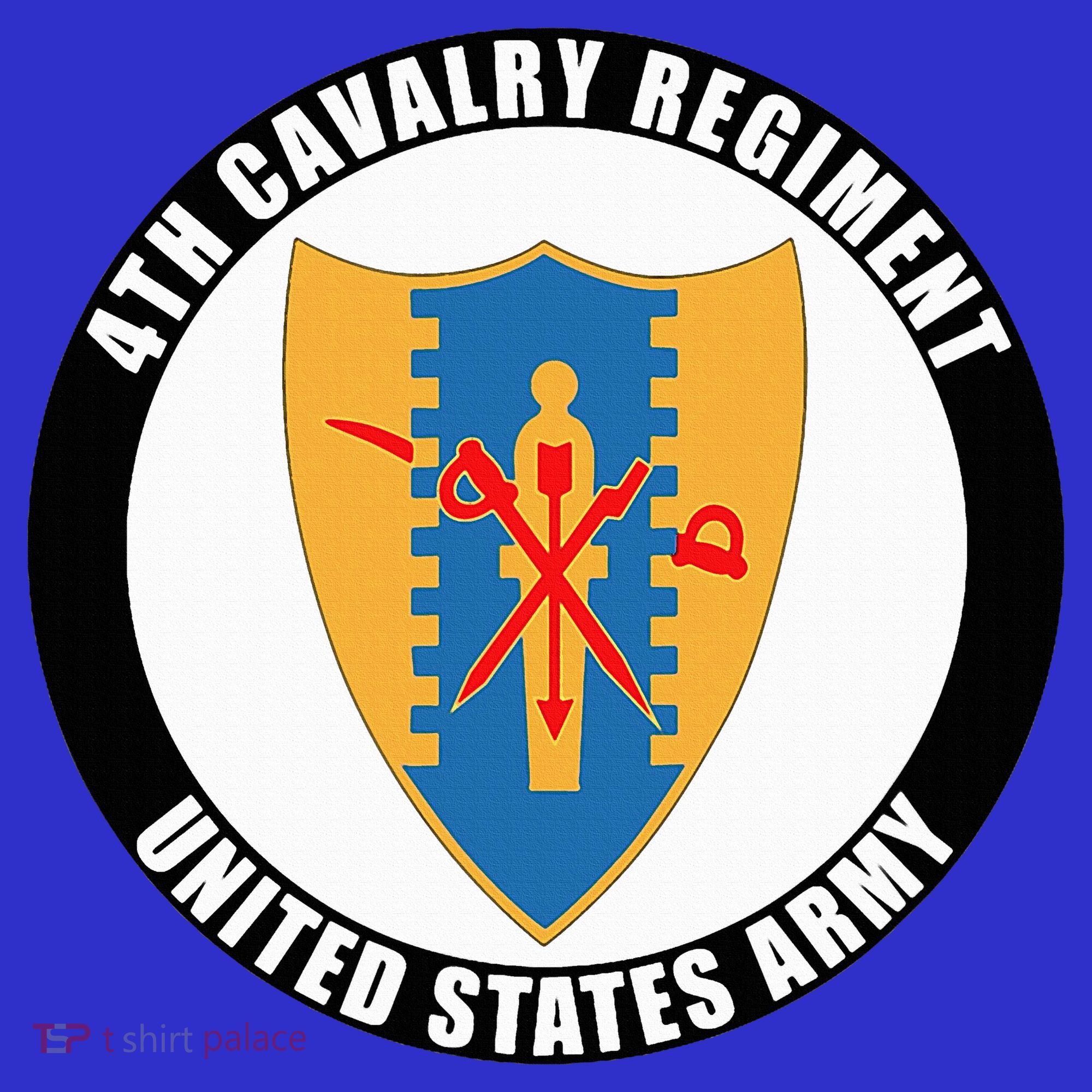 4th Cavalry Regiment United States Army Veteran Military Long Sleeve Shirt