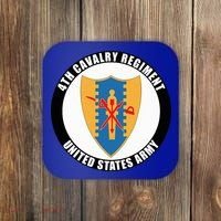 4th Cavalry Regiment United States Army Veteran Military Coaster thumb 0