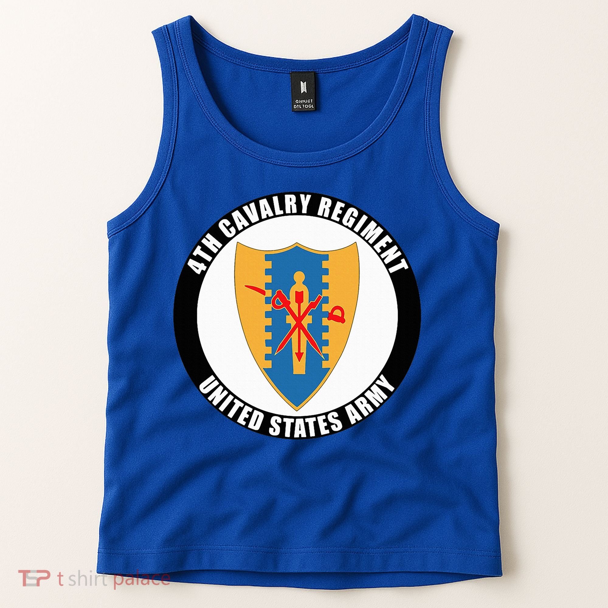 4th Cavalry Regiment United States Army Veteran Military Tank Top
