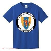 4th Cavalry Regiment United States Army Veteran Military Kids T-Shirt thumb 0