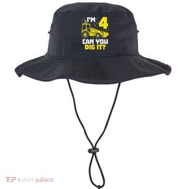 4 Can You Dig It Construction Truck 4th Birthday Boy Gift Bucket Hat