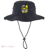 4 Can You Dig It Construction Truck 4th Birthday Boy Gift Bucket Hat thumb 0