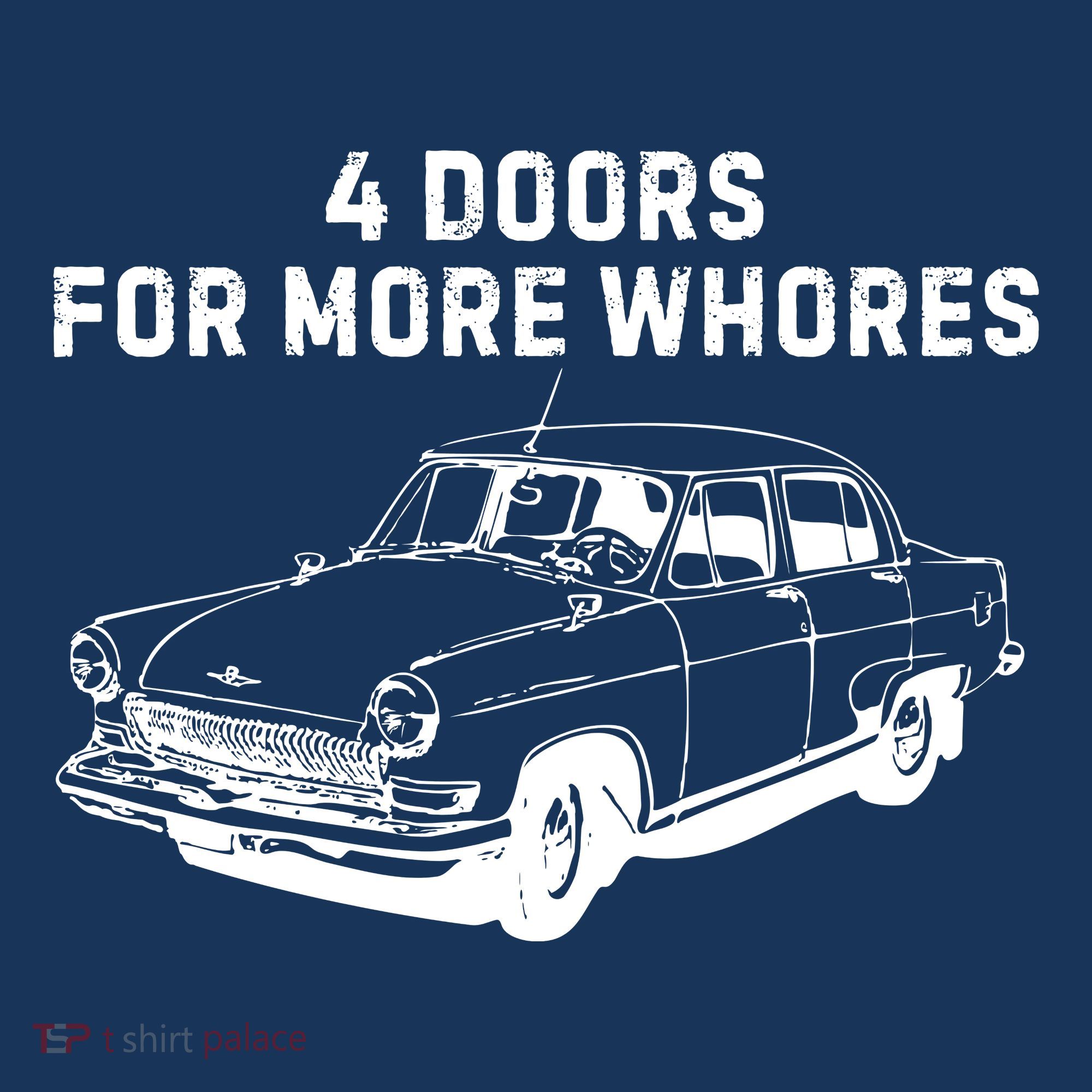 4 Doors For More Whores Funny Muscle Car Beanie