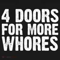 4 Doors For More Whores Doggie Tank thumb 4