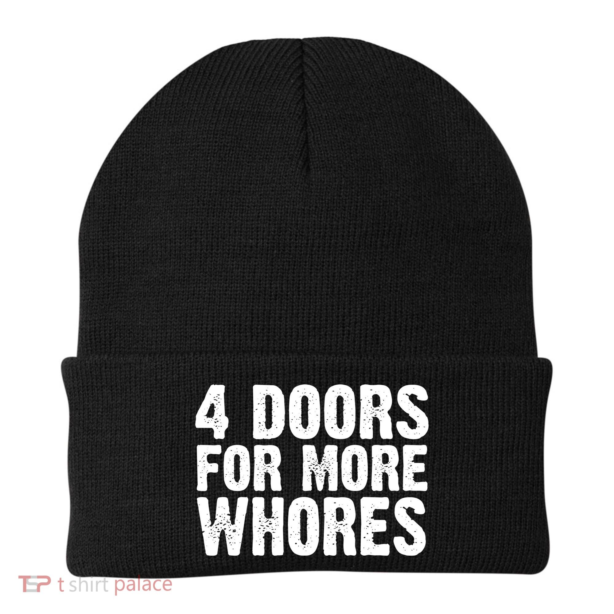 4 Doors For More Whores Beanie