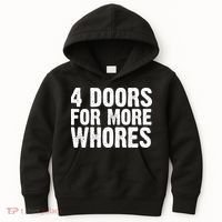 4 Doors For More Whores Kids Hoodie thumb 0