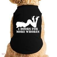 4 Doors For More Whores Funny Stripper Doggie Tank thumb 0