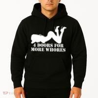 4 Doors For More Whores Funny Stripper Hoodie thumb 2