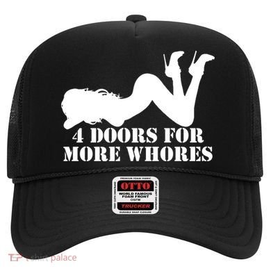 4 Doors For More Whores Funny Stripper Hat