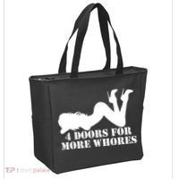 4 Doors For More Whores Funny Stripper Tote Bag thumb 2