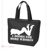 4 Doors For More Whores Funny Stripper Tote Bag thumb 3