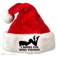 4 Doors For More Whores Funny Stripper Santa Hat thumb 0
