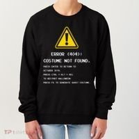 404 Error Costume Not Found Nerdy Geek Funny Computer Women's Sweatshirt thumb 0