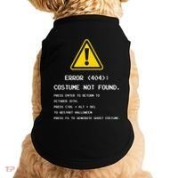 404 Error Costume Not Found Nerdy Geek Funny Computer Doggie Tank thumb 0
