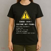 404 Error Costume Not Found Nerdy Geek Funny Computer T-Shirt thumb 4