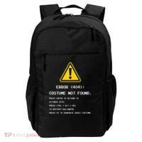 404 Error Costume Not Found Nerdy Geek Funny Computer Backpack thumb 0