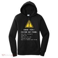 404 Error Costume Not Found Nerdy Geek Funny Computer Women's Hoodie thumb 0