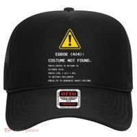404 Error Costume Not Found Nerdy Geek Funny Computer Hat thumb 0
