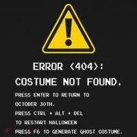 404 Error Costume Not Found Nerdy Geek Funny Computer Tank Top thumb 6