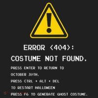 404 Error Costume Not Found Nerdy Geek Funny Computer Golf Towel thumb 3
