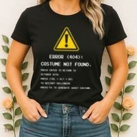 404 Error Costume Not Found Nerdy Geek Funny Computer Women's T-Shirt thumb 2