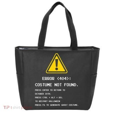 404 Error Costume Not Found Nerdy Geek Funny Computer Tote Bag