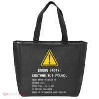 404 Error Costume Not Found Nerdy Geek Funny Computer Tote Bag thumb 0