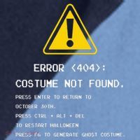 404 Error Costume Not Found Nerdy Geek Funny Computer Raglan Baseball Sleeve Shirt thumb 2