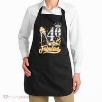 40 & Fabulous 40 Years Old 40th Birthday Diamond Crown Shoes Apron thumb 2