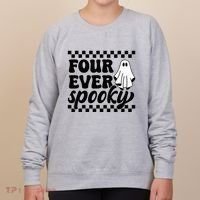 4th Fourth Birthday Four Year Old Halloween Four Ever Spooky Women's Sweatshirt thumb 0