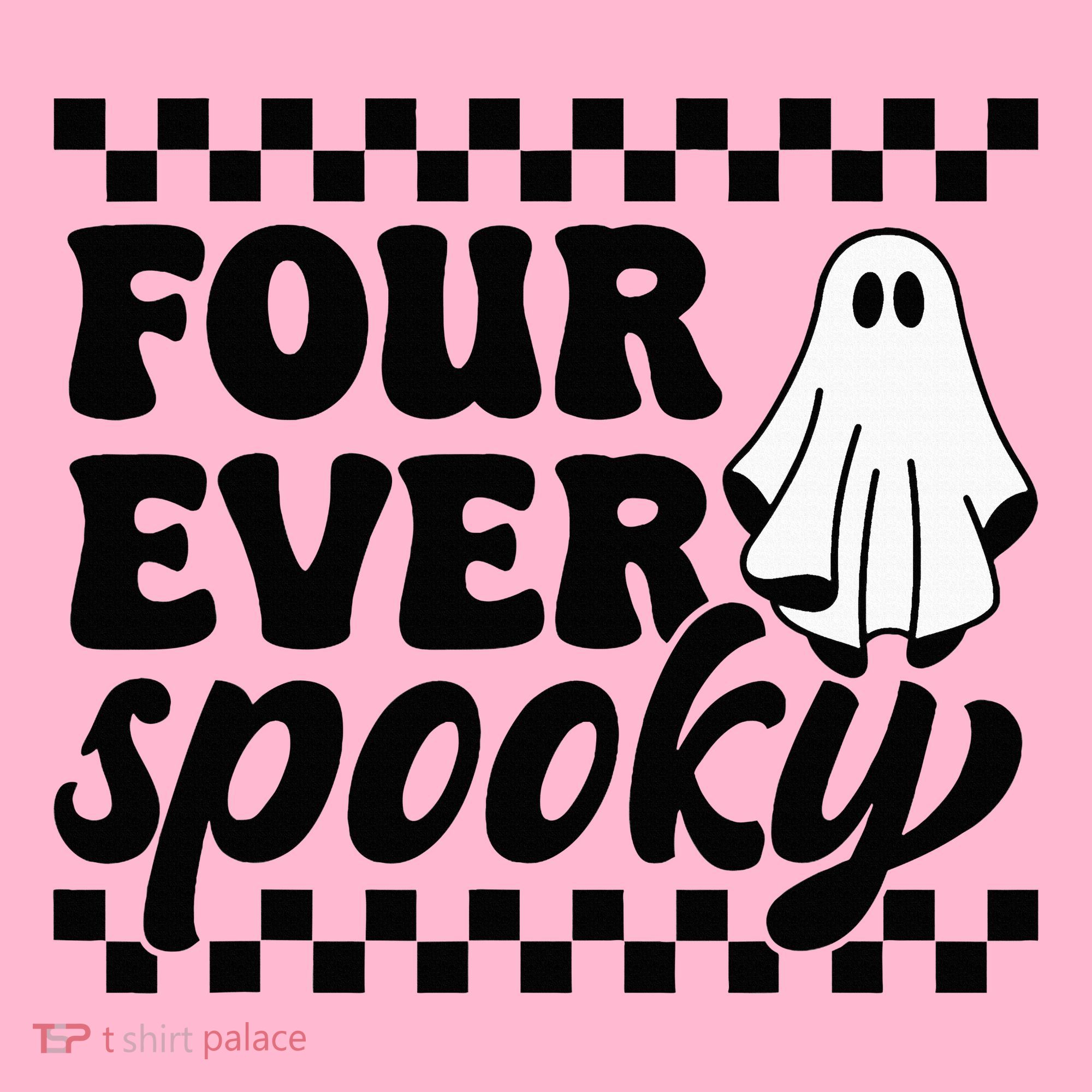 4th Fourth Birthday Four Year Old Halloween Four Ever Spooky Coaster