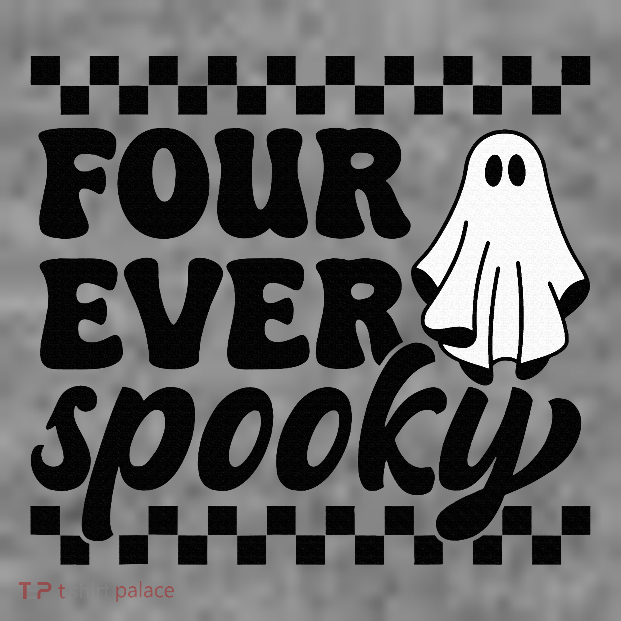 4th Fourth Birthday Four Year Old Halloween Four Ever Spooky Toddler Hoodie