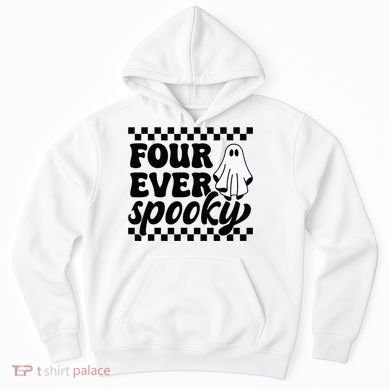 4th Fourth Birthday Four Year Old Halloween Four Ever Spooky Hoodie