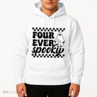 4th Fourth Birthday Four Year Old Halloween Four Ever Spooky Hoodie thumb 2