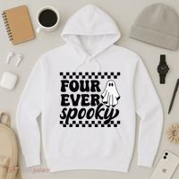 4th Fourth Birthday Four Year Old Halloween Four Ever Spooky Hoodie thumb 3