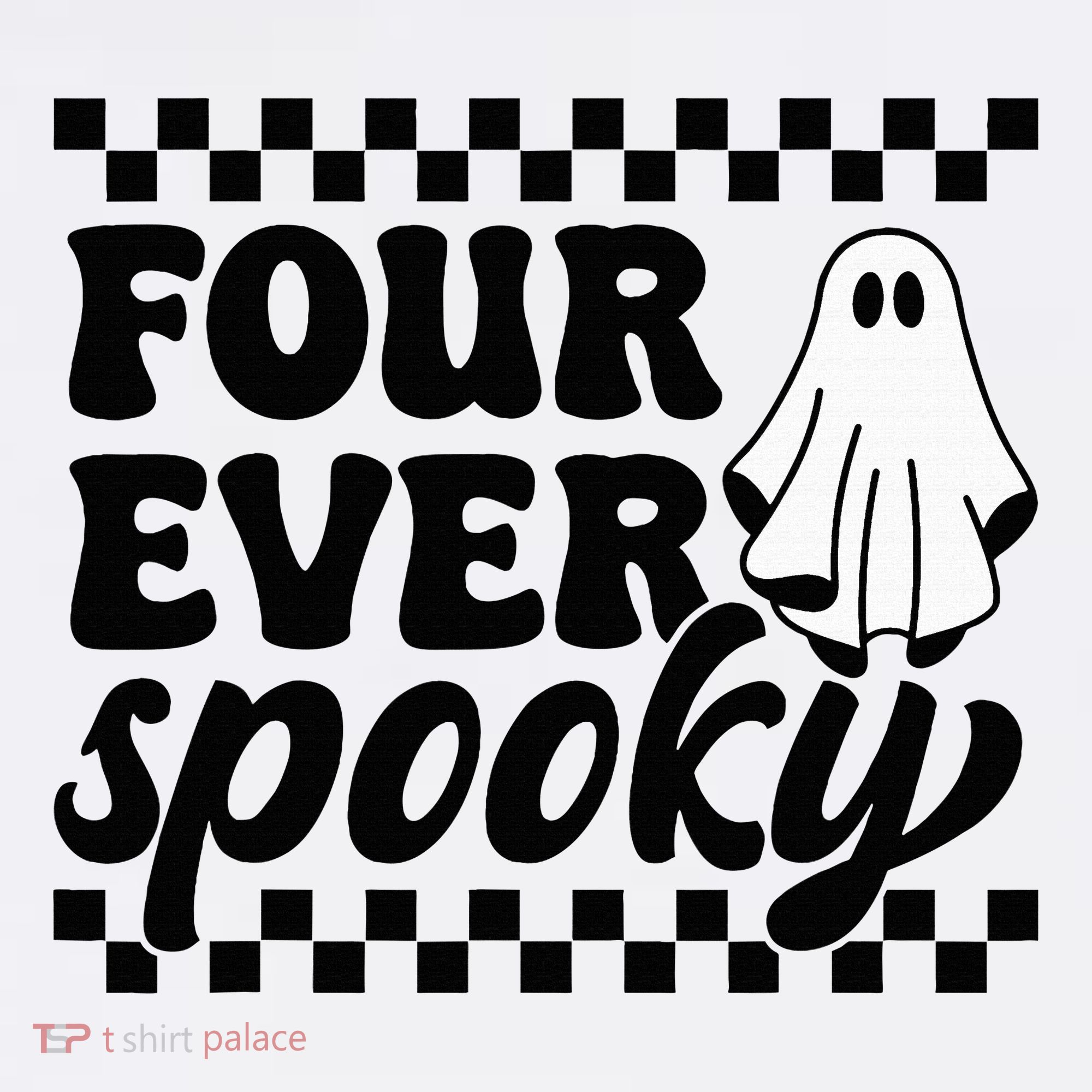 4th Fourth Birthday Four Year Old Halloween Four Ever Spooky Long Sleeve Shirt