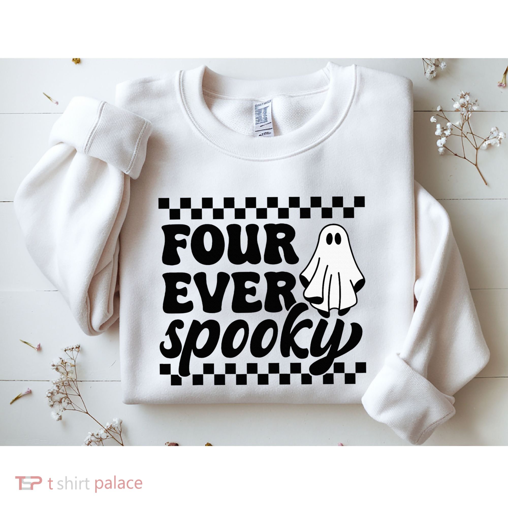 4th Fourth Birthday Four Year Old Halloween Four Ever Spooky Sweatshirt