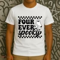4th Fourth Birthday Four Year Old Halloween Four Ever Spooky T-Shirt thumb 3