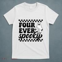 4th Fourth Birthday Four Year Old Halloween Four Ever Spooky T-Shirt thumb 5