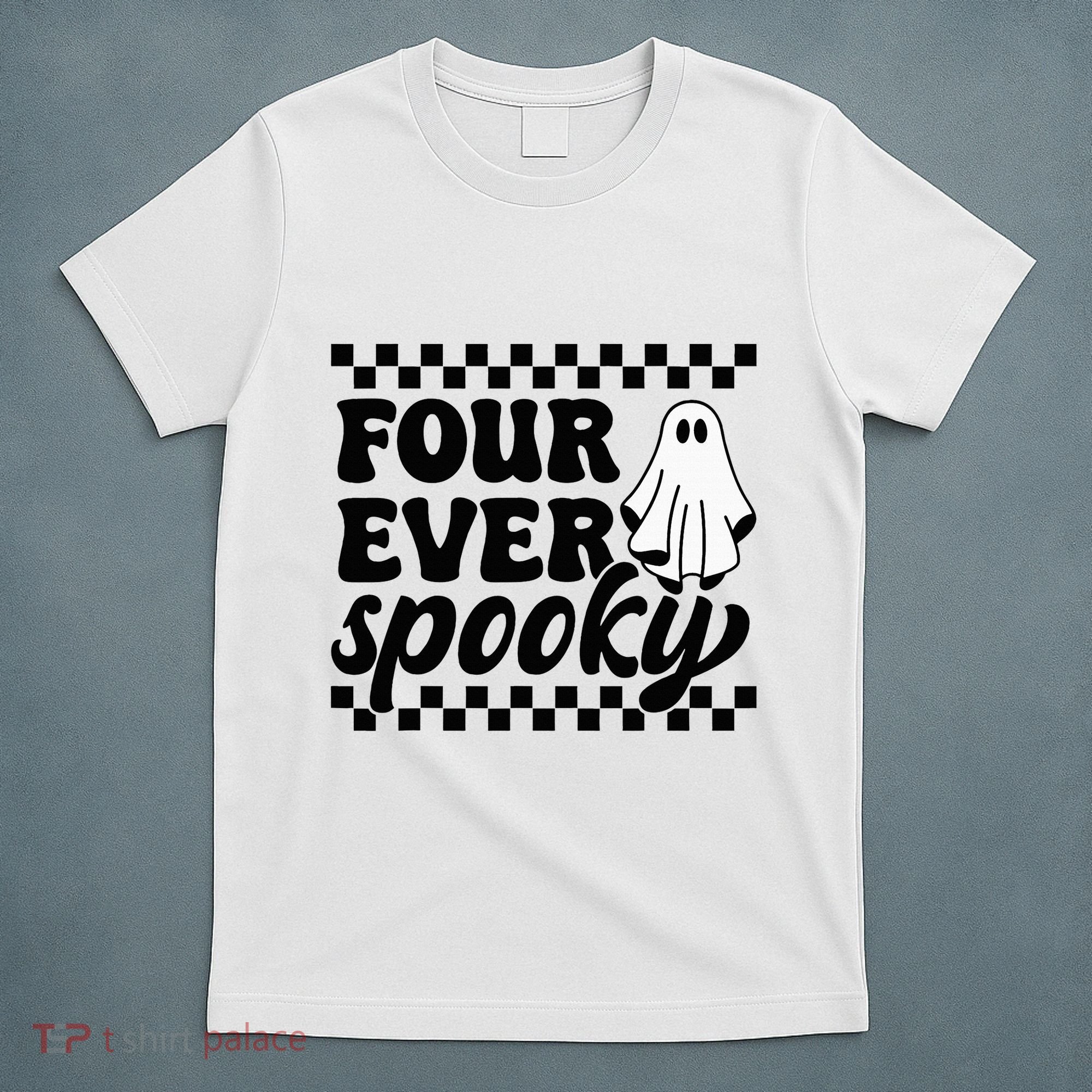 4th Fourth Birthday Four Year Old Halloween Four Ever Spooky T-Shirt