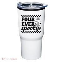 4th Fourth Birthday Four Year Old Halloween Four Ever Spooky Tumbler thumb 0