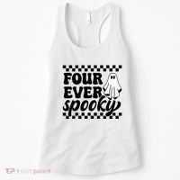 4th Fourth Birthday Four Year Old Halloween Four Ever Spooky Women's Tank Top thumb 0