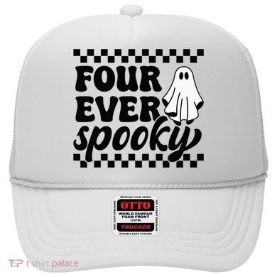 4th Fourth Birthday Four Year Old Halloween Four Ever Spooky Hat