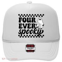 4th Fourth Birthday Four Year Old Halloween Four Ever Spooky Hat thumb 0