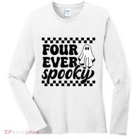 4th Fourth Birthday Four Year Old Halloween Four Ever Spooky Women's Long Sleeve Shirt thumb 0
