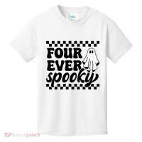 4th Fourth Birthday Four Year Old Halloween Four Ever Spooky Kids T-Shirt thumb 0