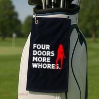 4 Four Doors More Whores Best Gift Golf Towel thumb 2
