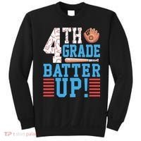 4th Grade Back To School 4th Grade Batter Up Baseball Sweatshirt thumb 0