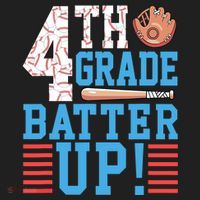 4th Grade Back To School 4th Grade Batter Up Baseball Beanie thumb 2