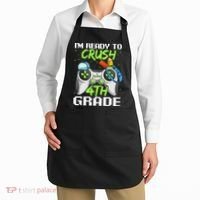 4Th Grade Gamer  Ready To Crush Fourth Grade Apron thumb 2